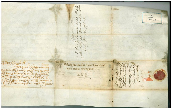 AGOC, Diplomatico, I Extra 1527, 1.jpg